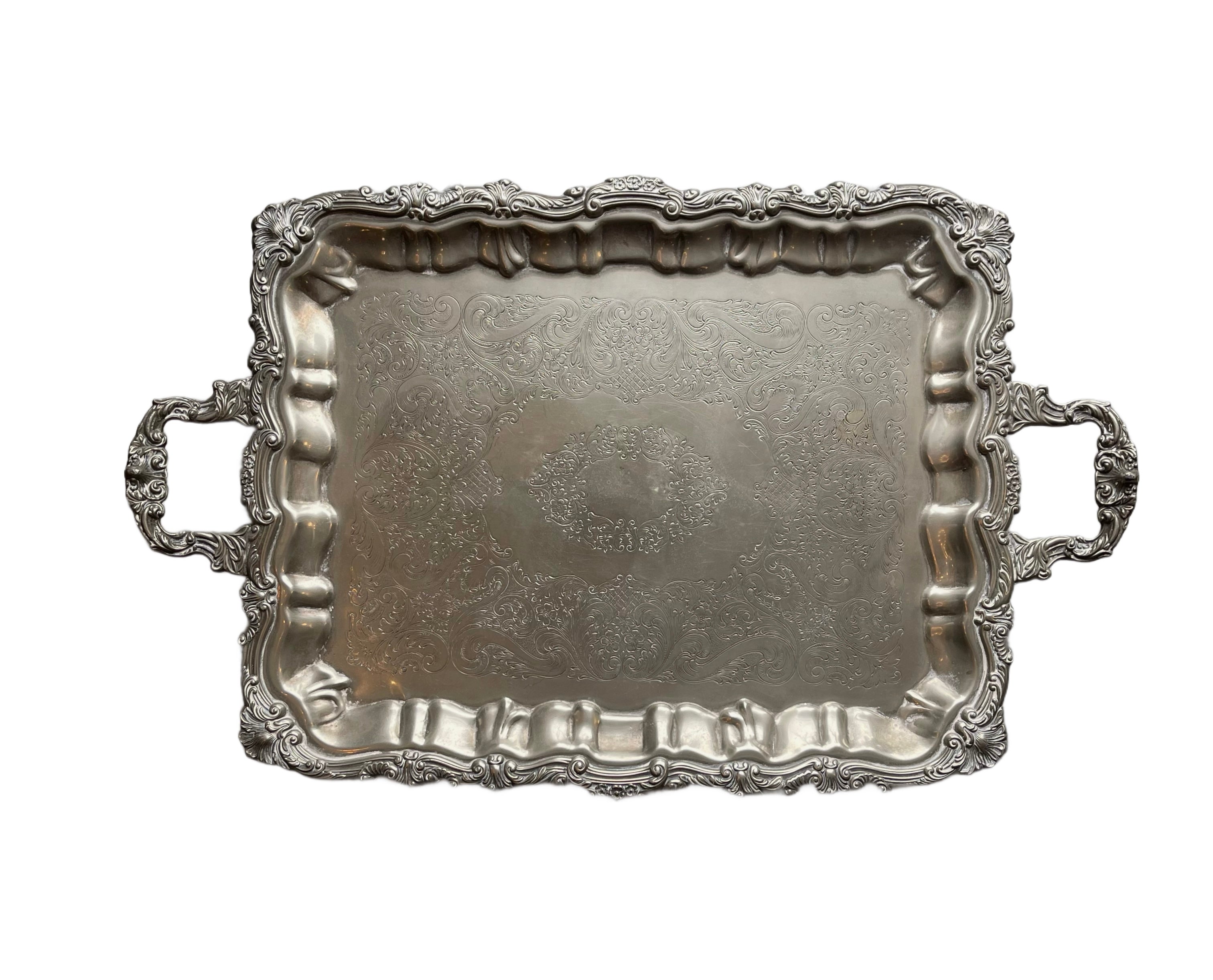 Sheridan Beautiful Silver-Plated Platter – The Fox Shop and Market