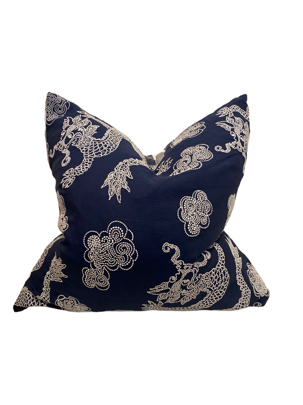 Dutton Buffalo Check/ Dragon Embroidery Custom Pillow