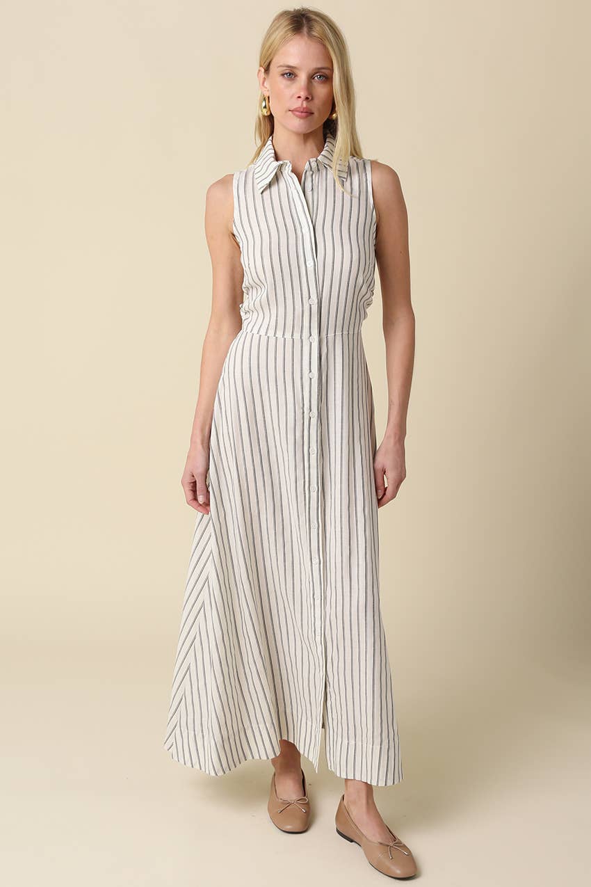 Carly Striped Maxi Dress
