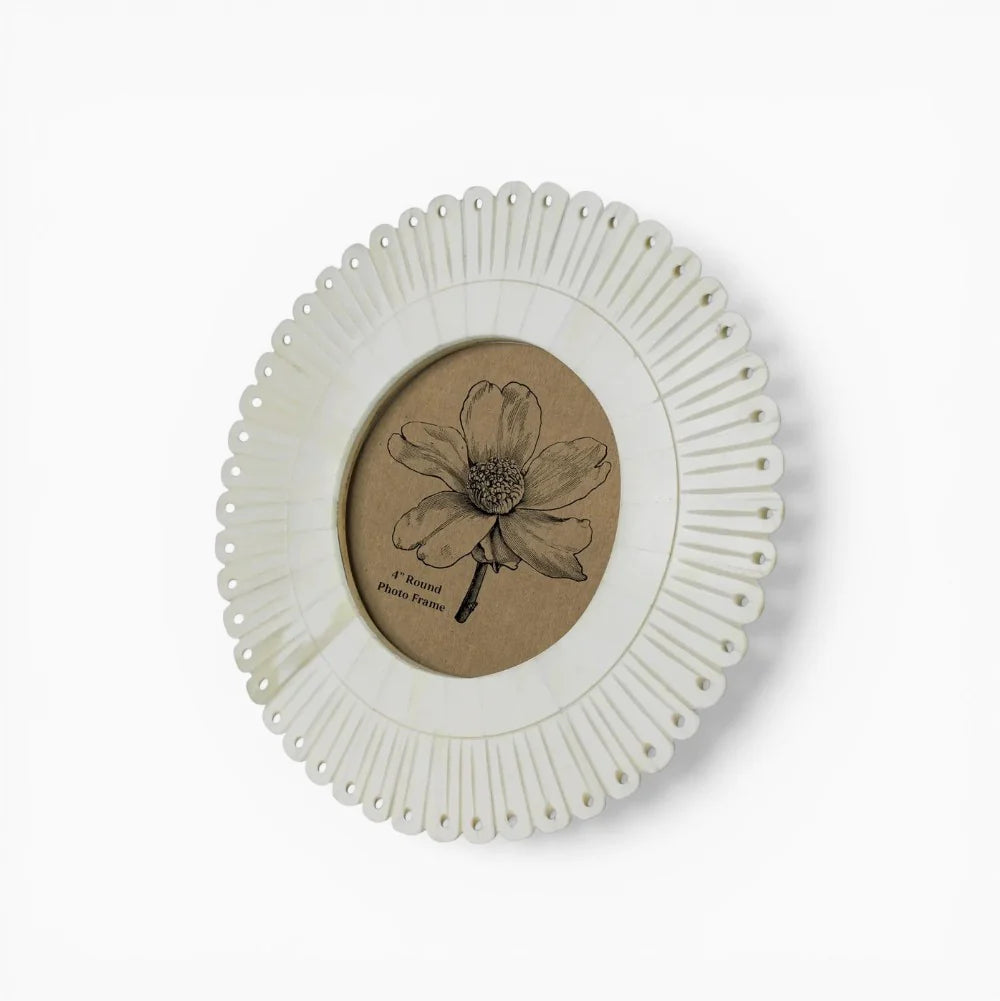 Scalloped Bone Frame