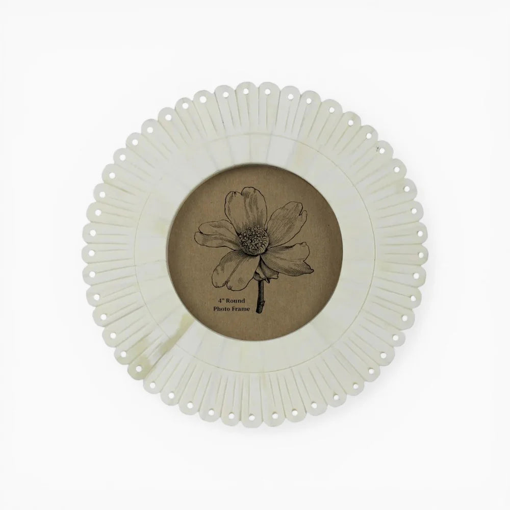 Scalloped Bone Frame