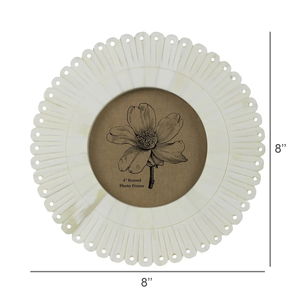 Scalloped Bone Frame