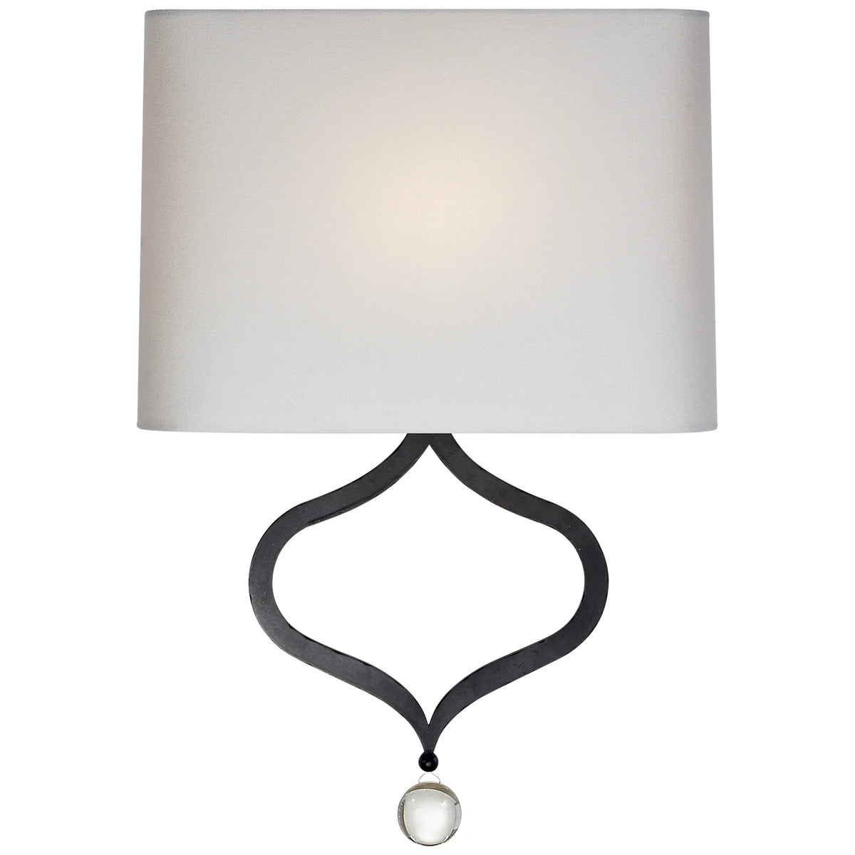 IN STORE Heart One Light Wall Sconce in Aged Iron