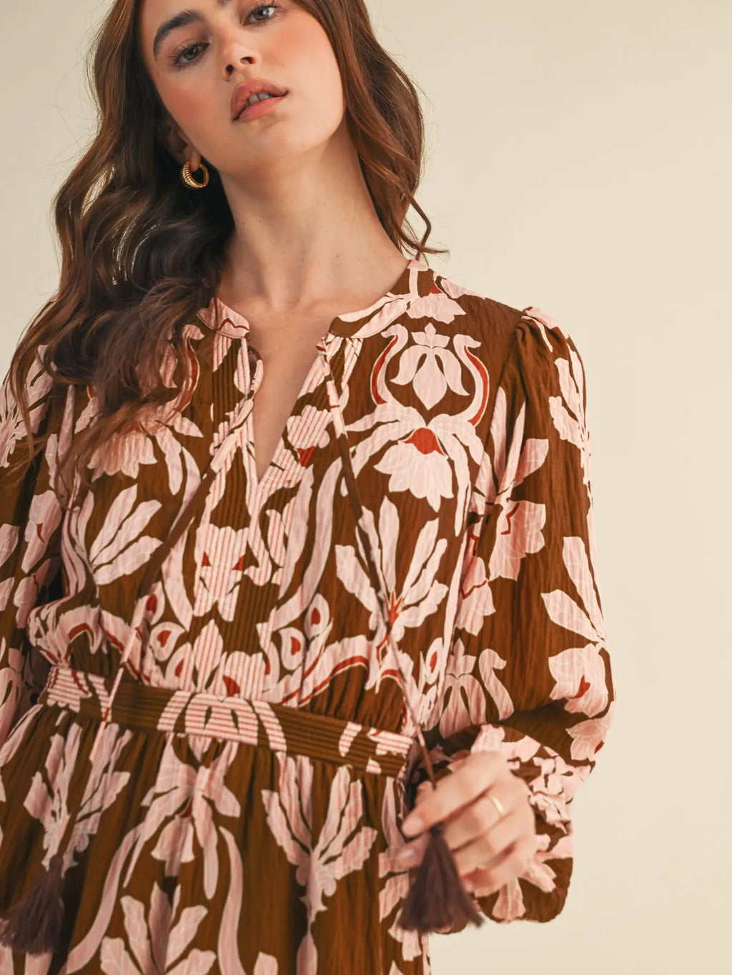 Floral Print Midi Dress