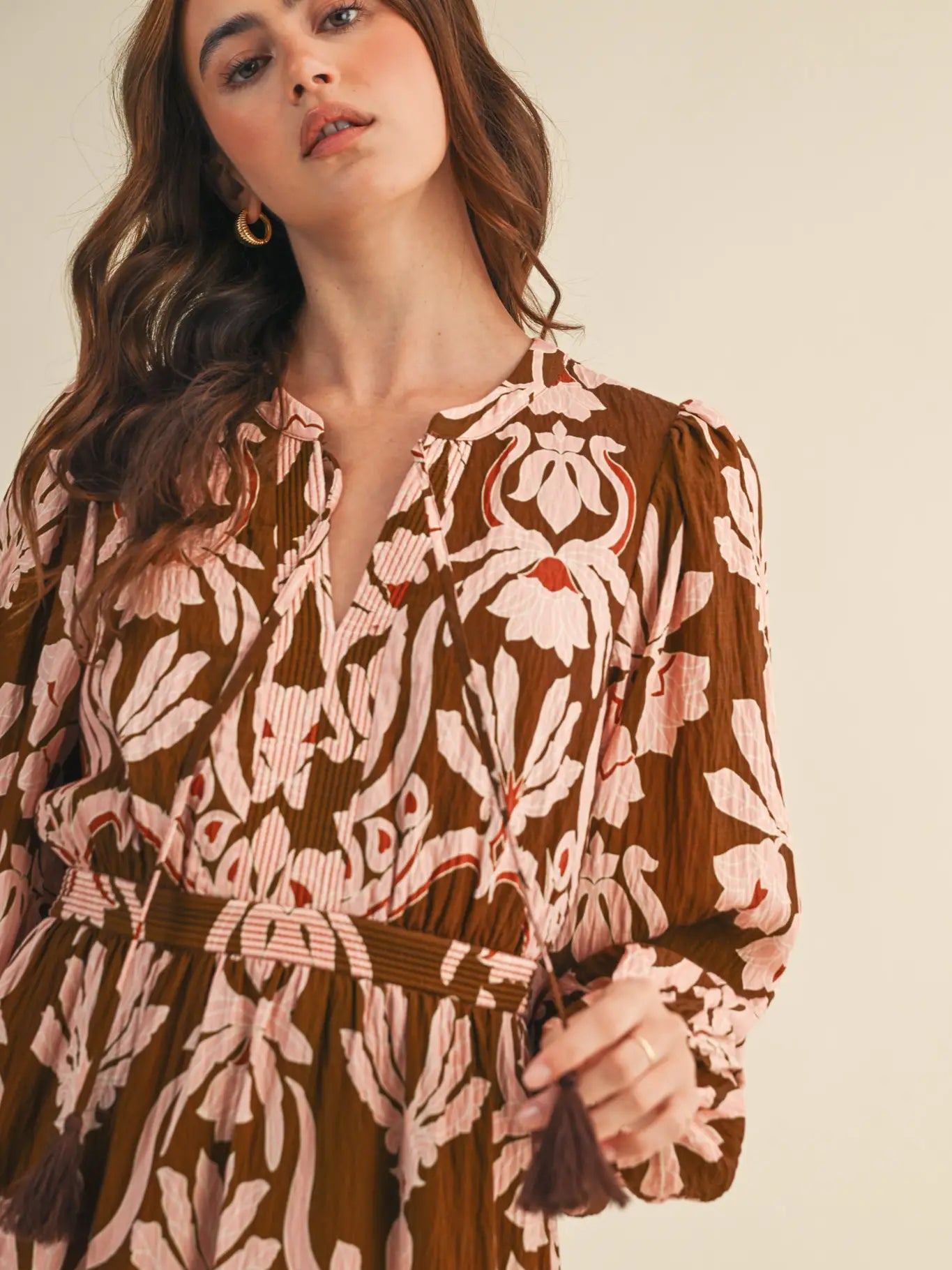 Floral Print Midi Dress