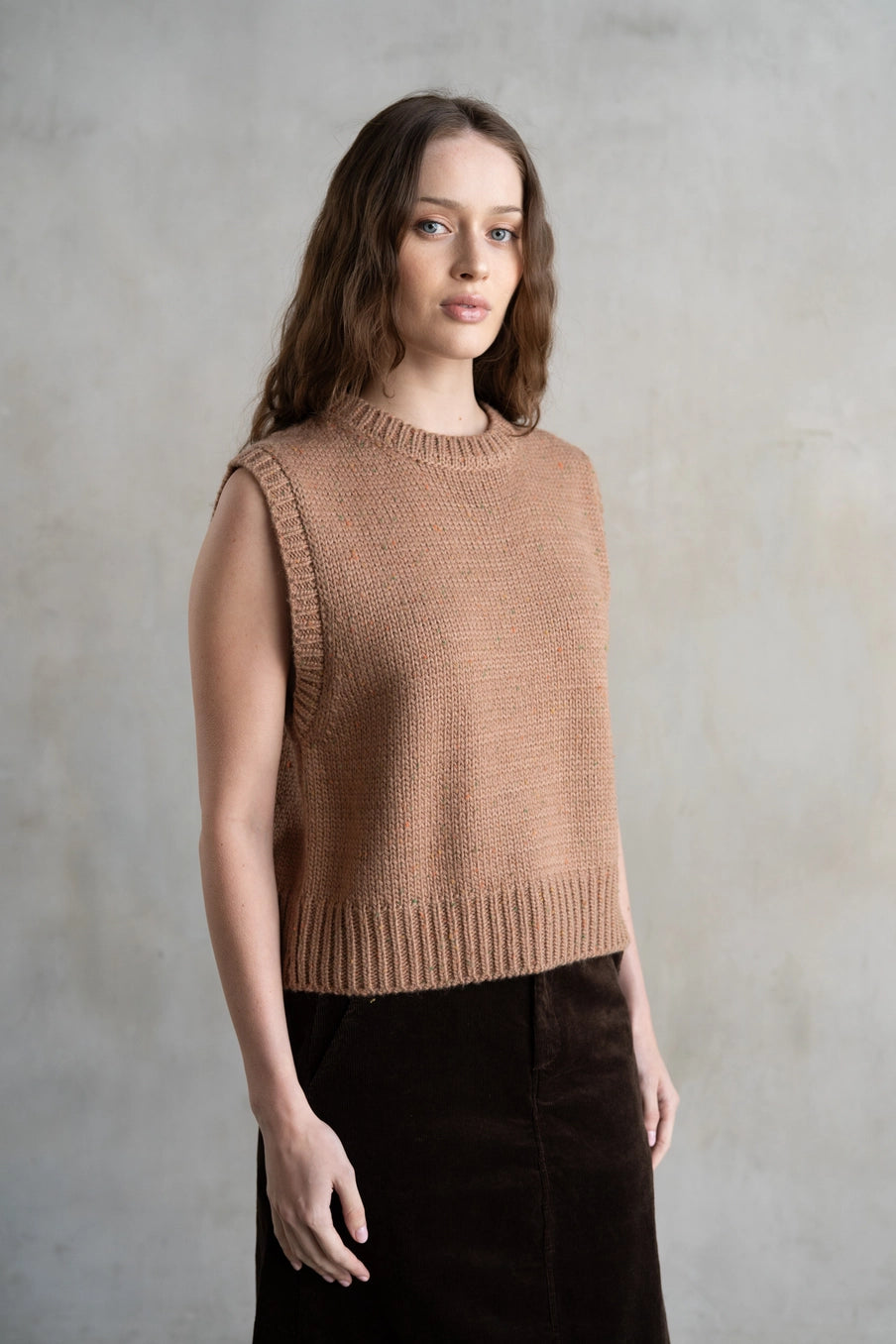 Crew Neck Sweater Vest