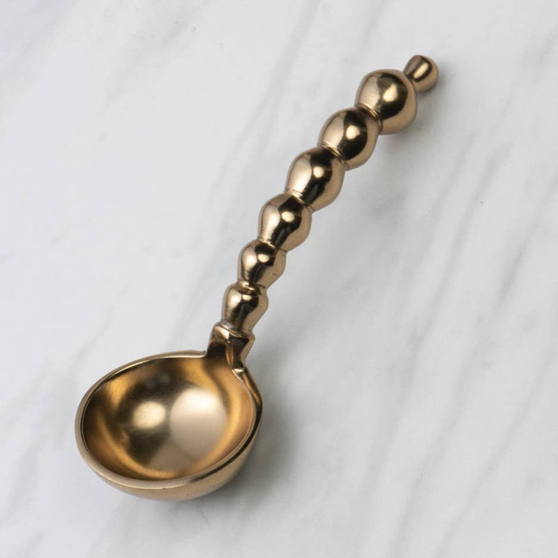 Gilded Beaded Handle Spoon