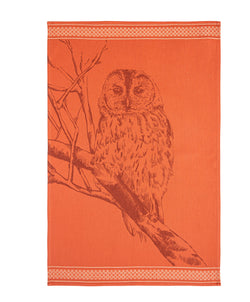 The Owl - Jacquard Tea Towel in Cotton