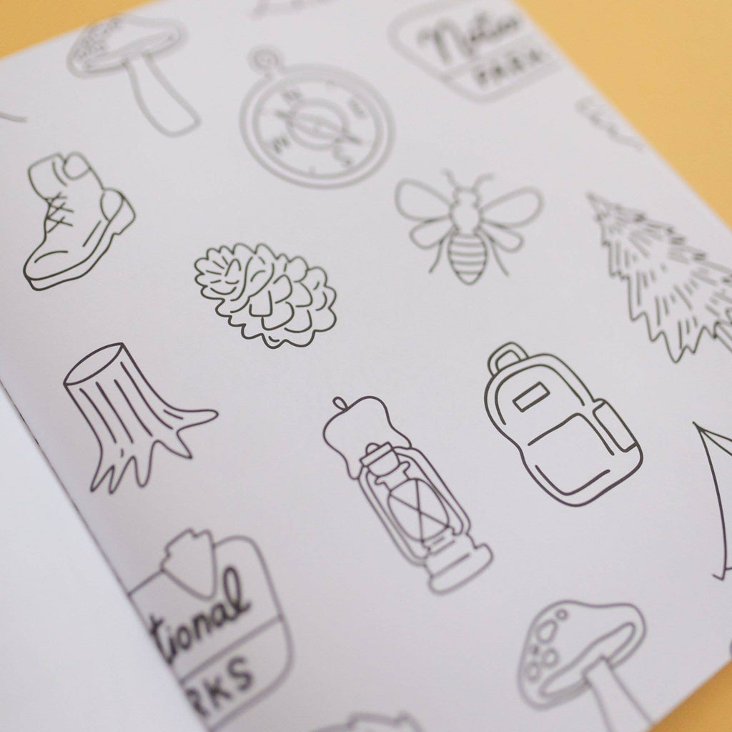 National Parks Coloring Book