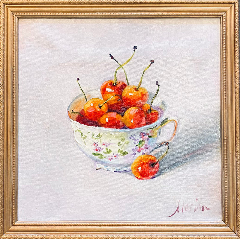 Teacup of Cherries