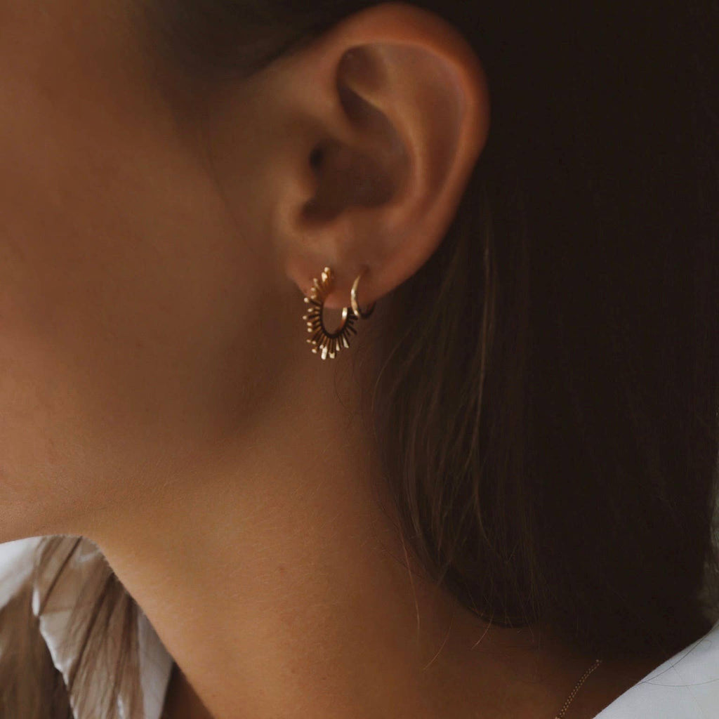 Sun Silhouette Hoops