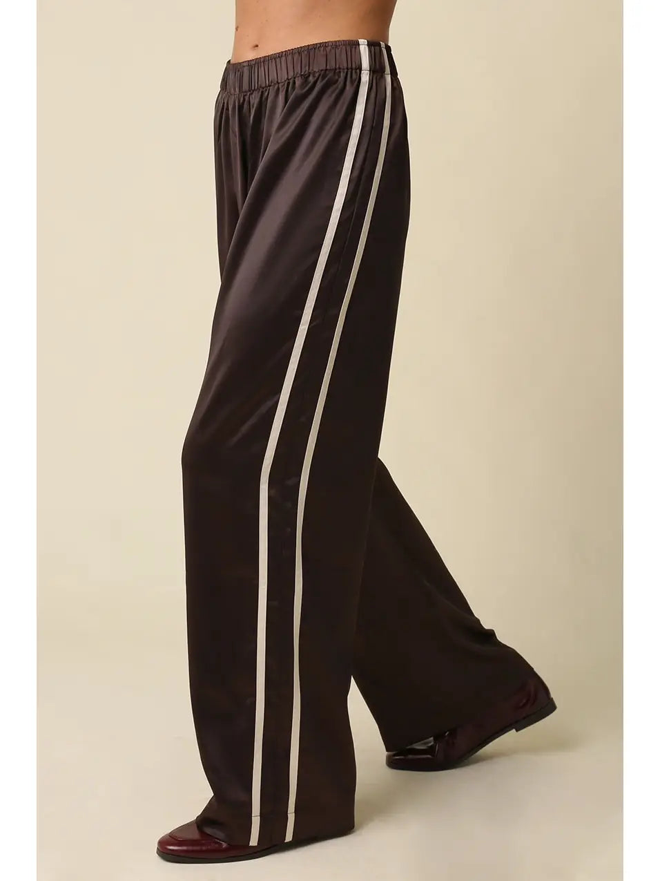 Lee Side Stripe Satin Pants