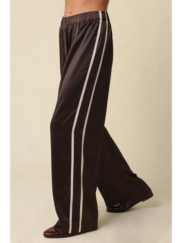 Lee Side Stripe Satin Pants