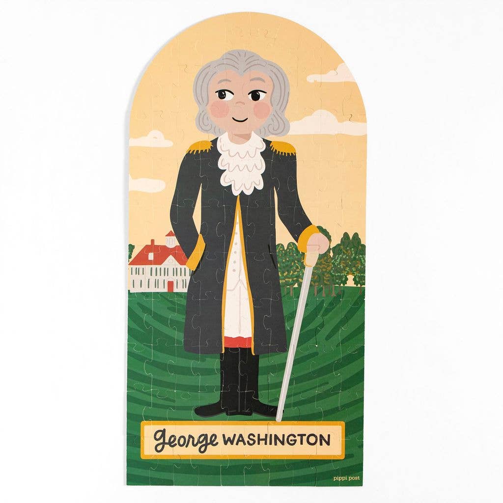 George Washington Lady Liberty Double-Sided Puzzle