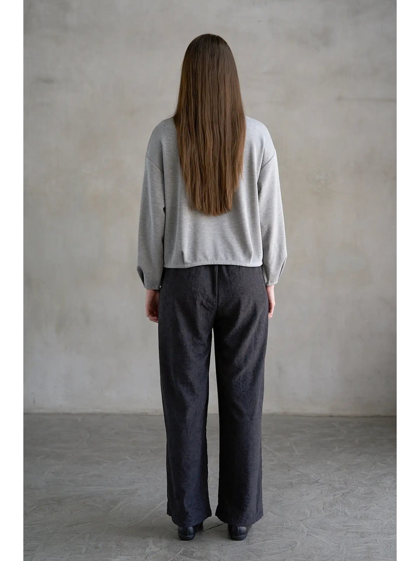 Round Neck Long Sleeve Top