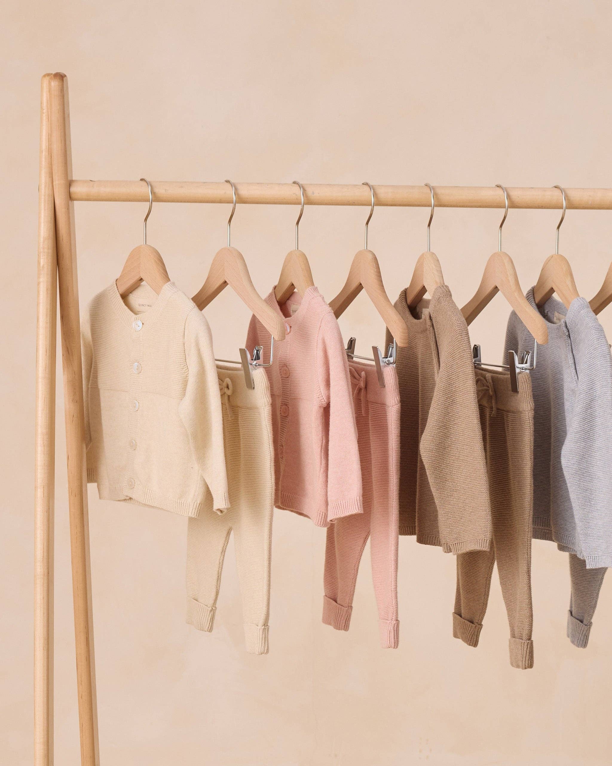 Heathered Rose Knit Cardigan