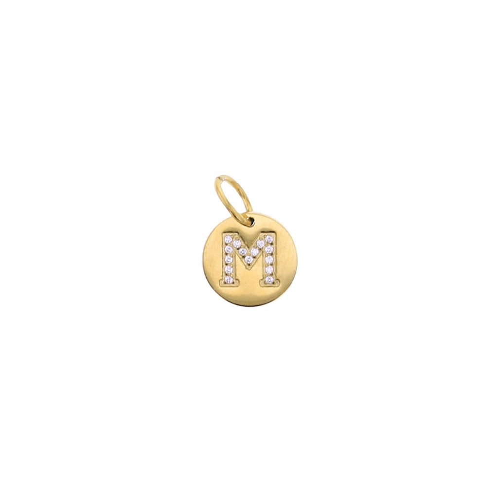 Letter Charm Necklace- Chain Included