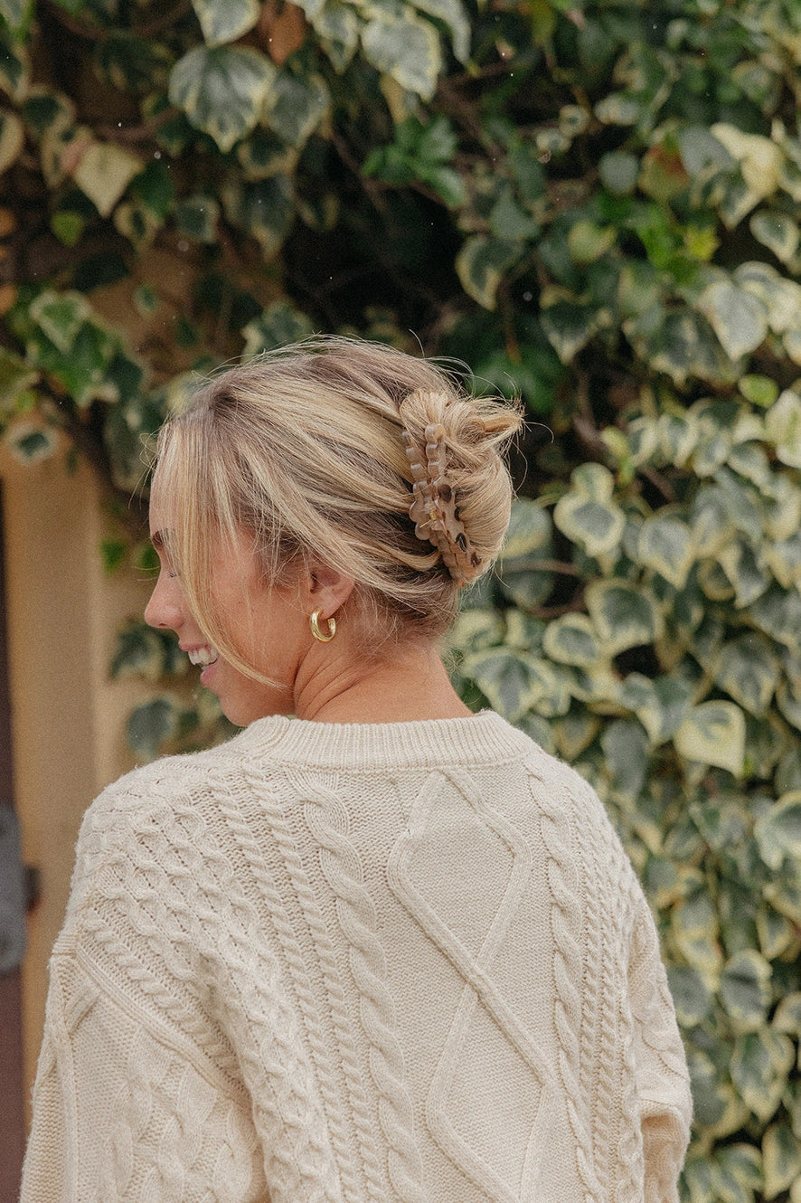 Kaxi Scalloped Midi Hold Everything Claw