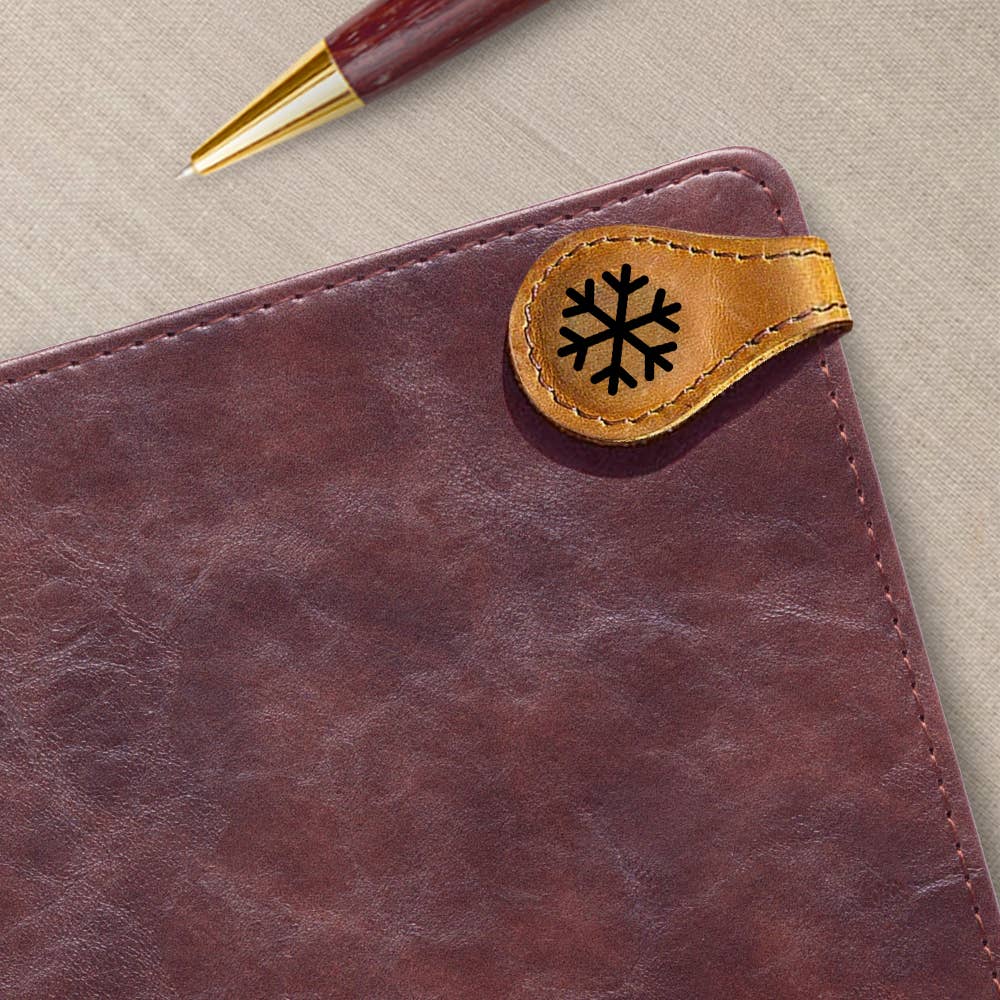 Leather Magnetic Bookmark