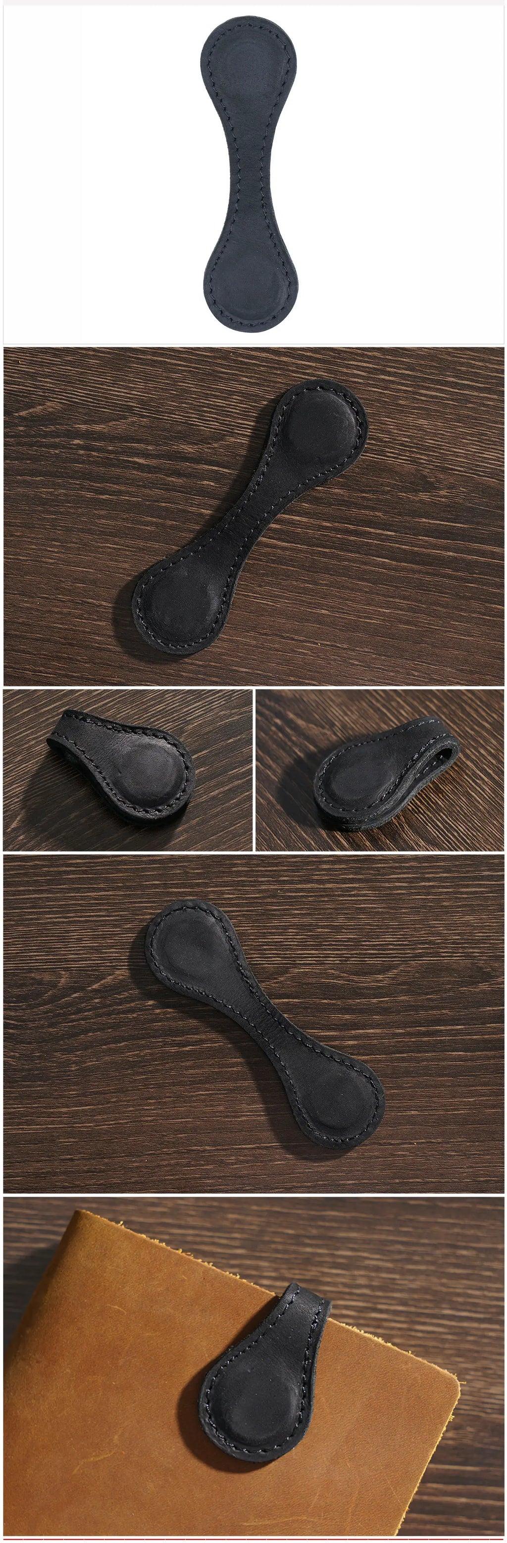 Leather Magnetic Bookmark