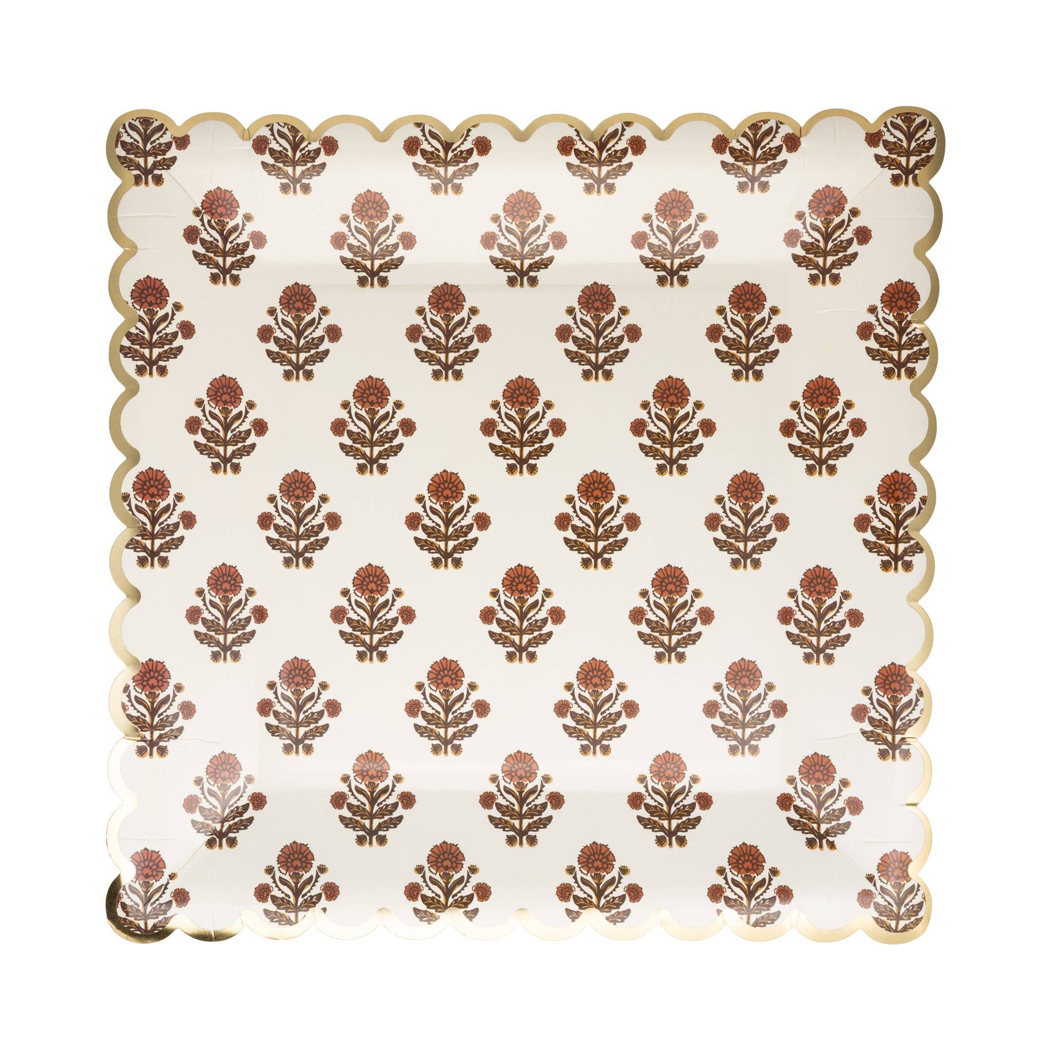 Give Thanks Floral 90" Paper Plate