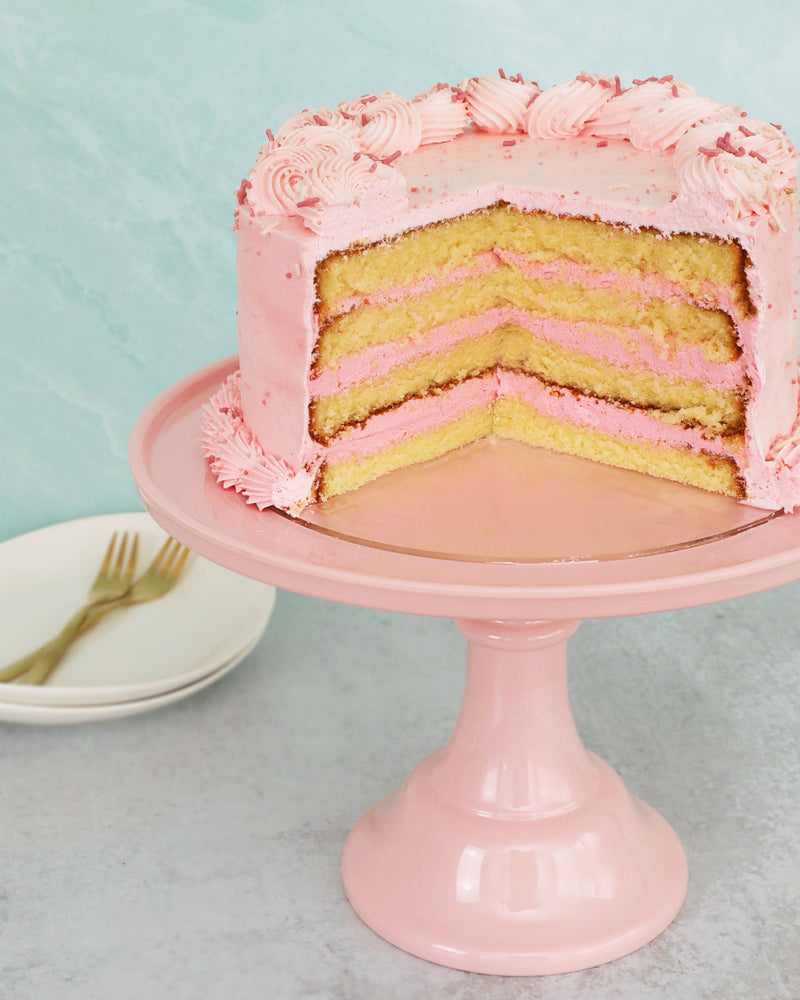 Melamine Cake Stand - Peony Pink