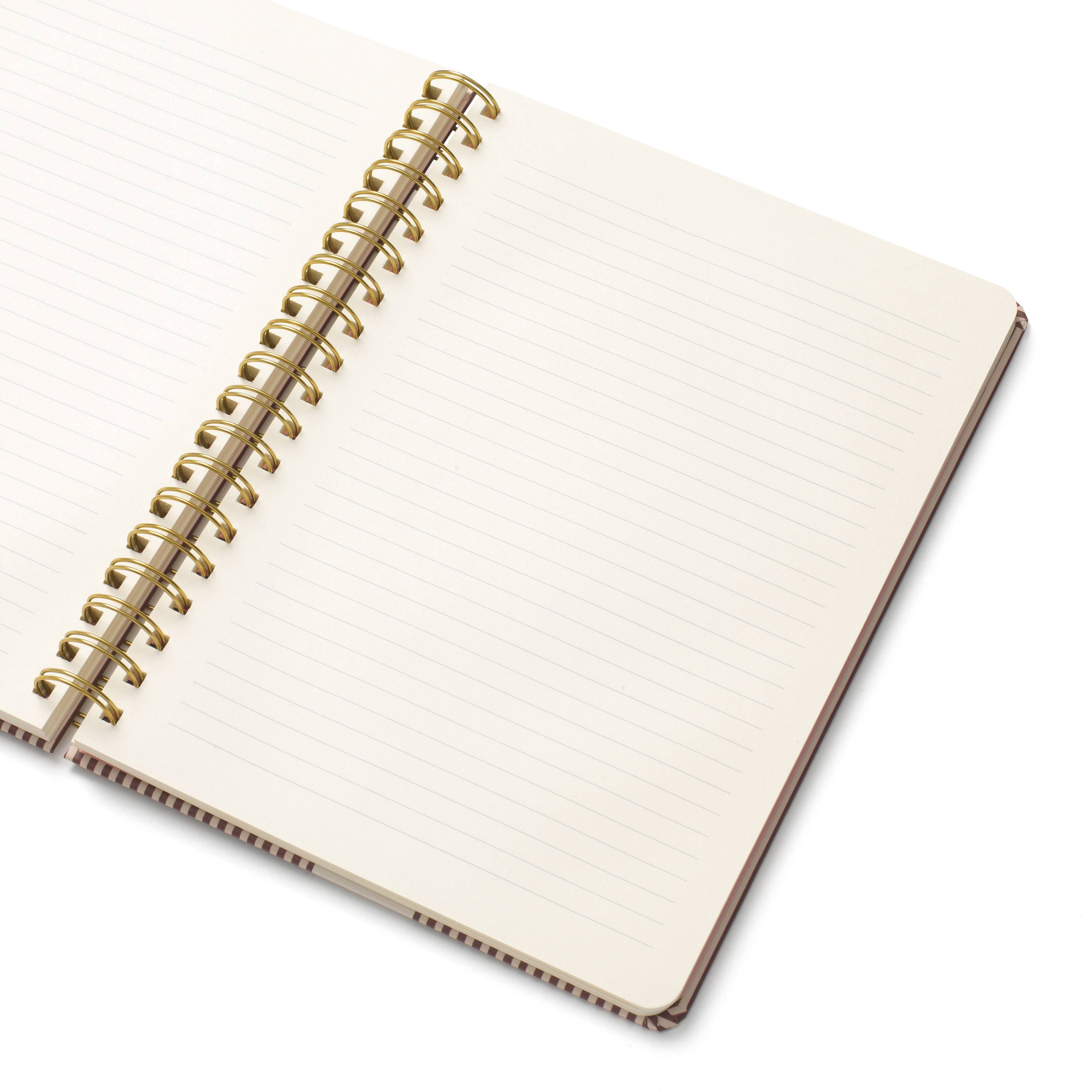 Striped Bloom Lined Notebook