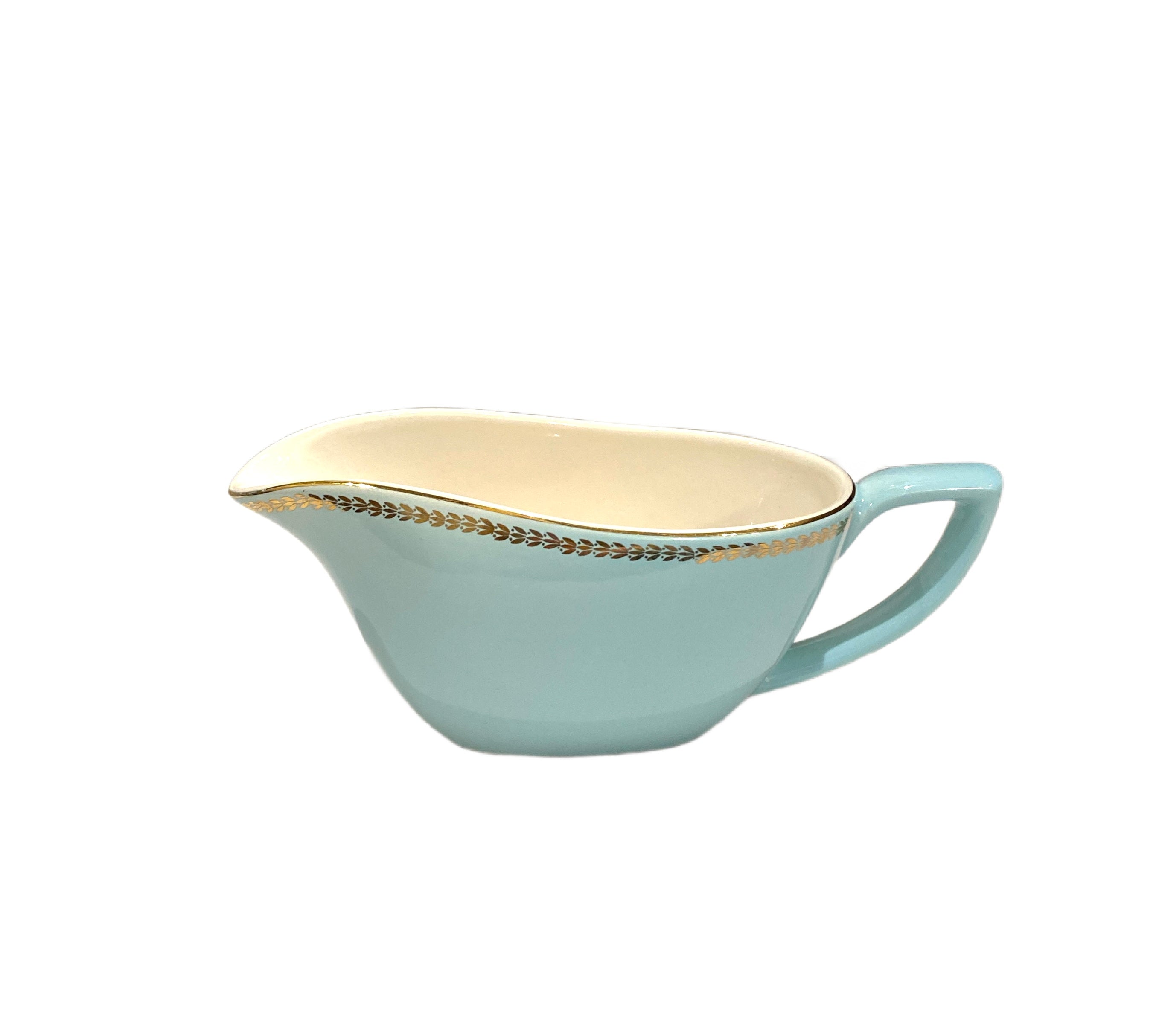 Aqua Blue Gravy Boat