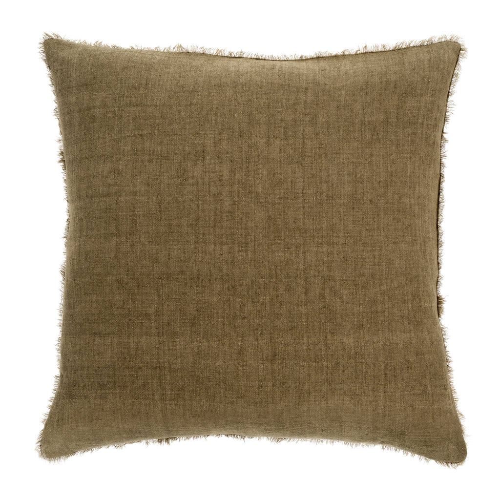 24x24 Lina Linen Pillow Fennel