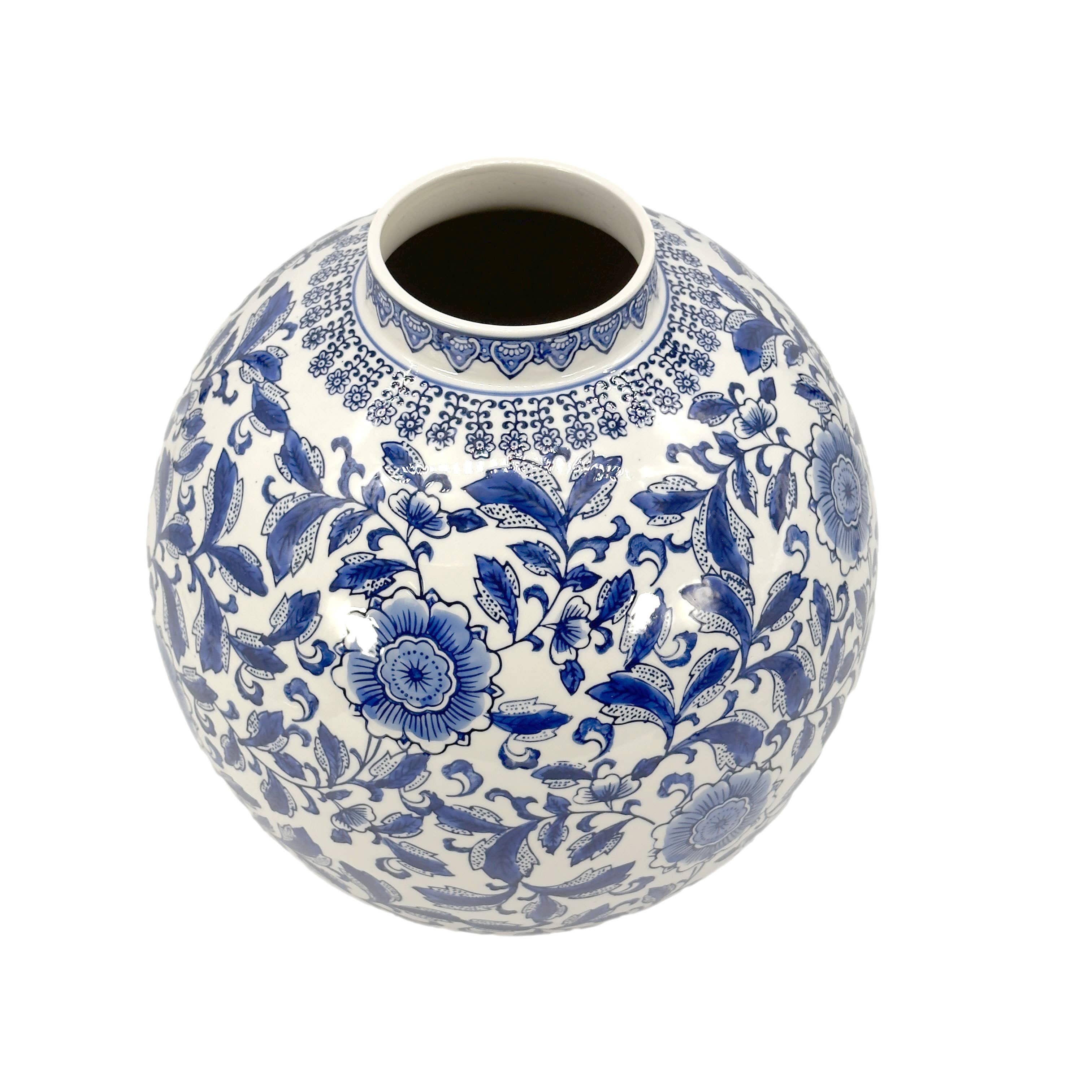 Globe Chinoiserie Vase
