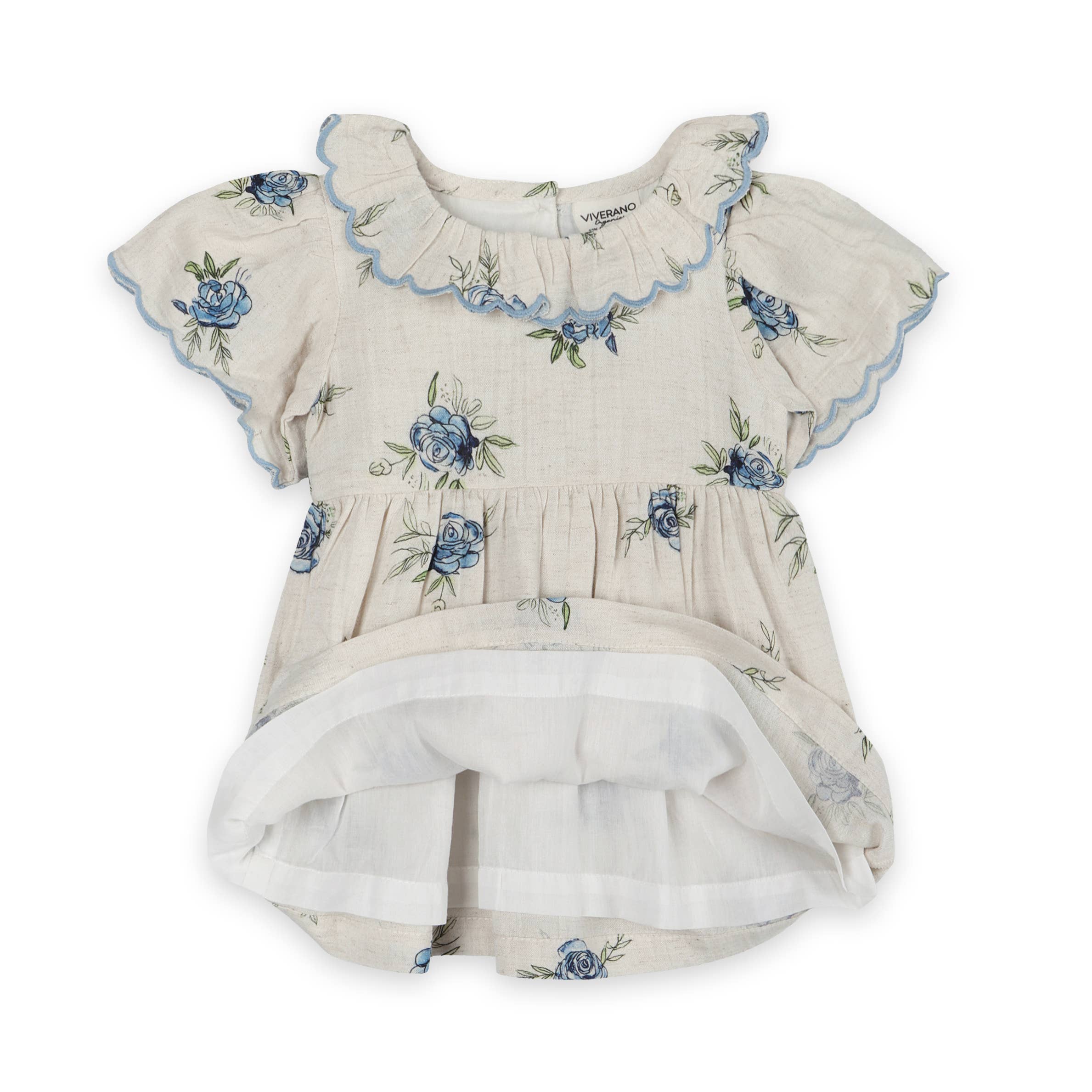 Katarina Floral Baby Dress + Bloomer Set