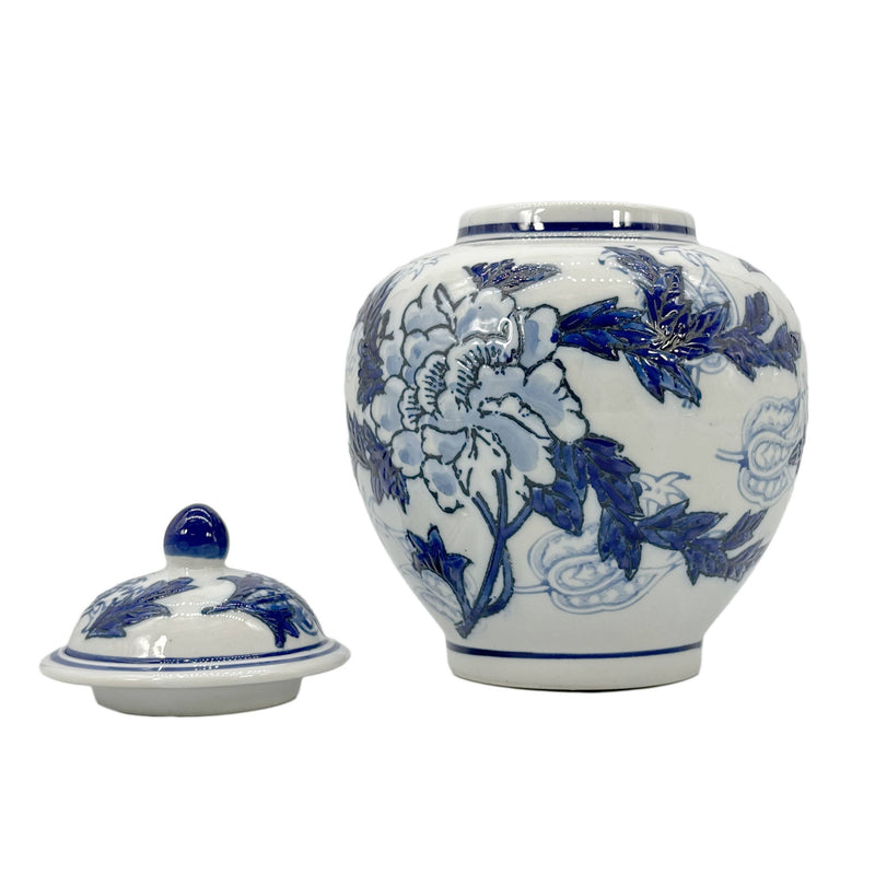 Cobalt Bleu Ginger Jar