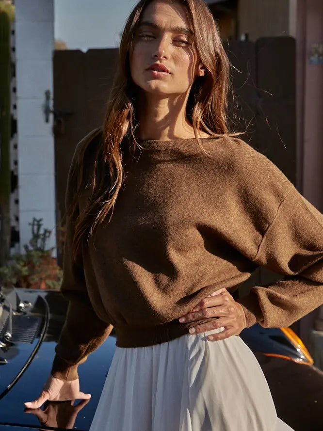 Boat Neck Sweater