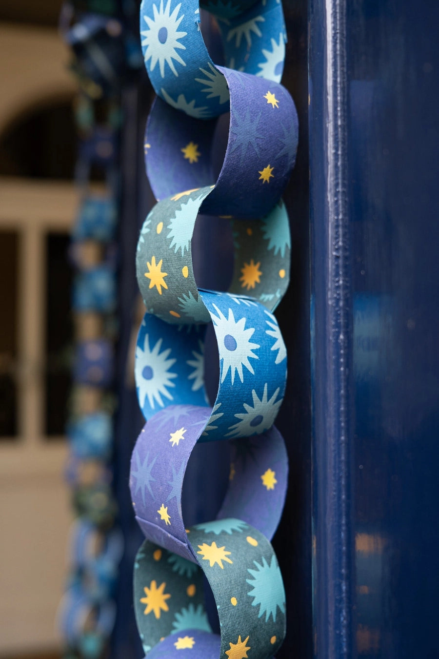 Blue & Yellow Paper Chain Kit