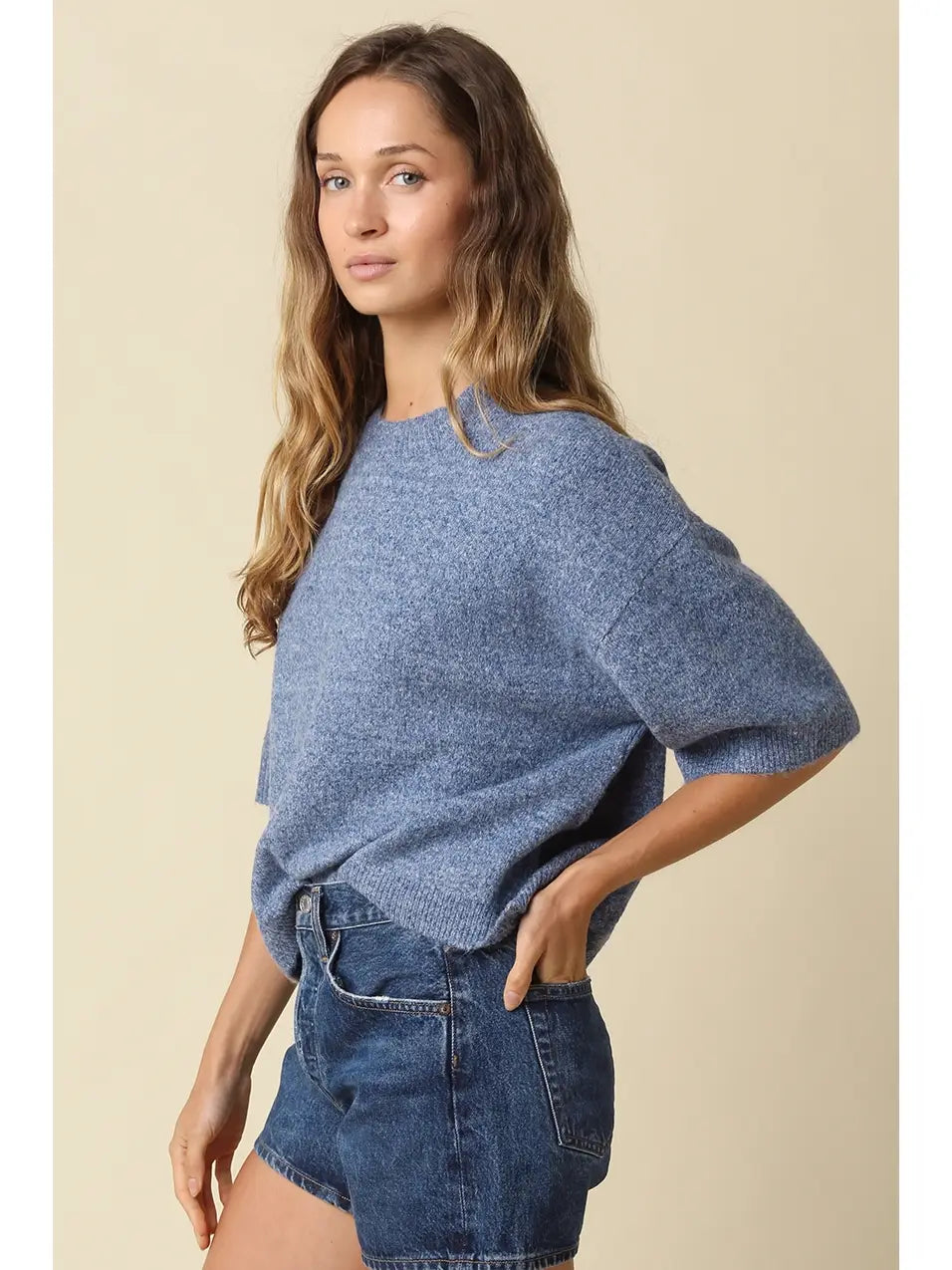Parker Half-Sleeve Sweater