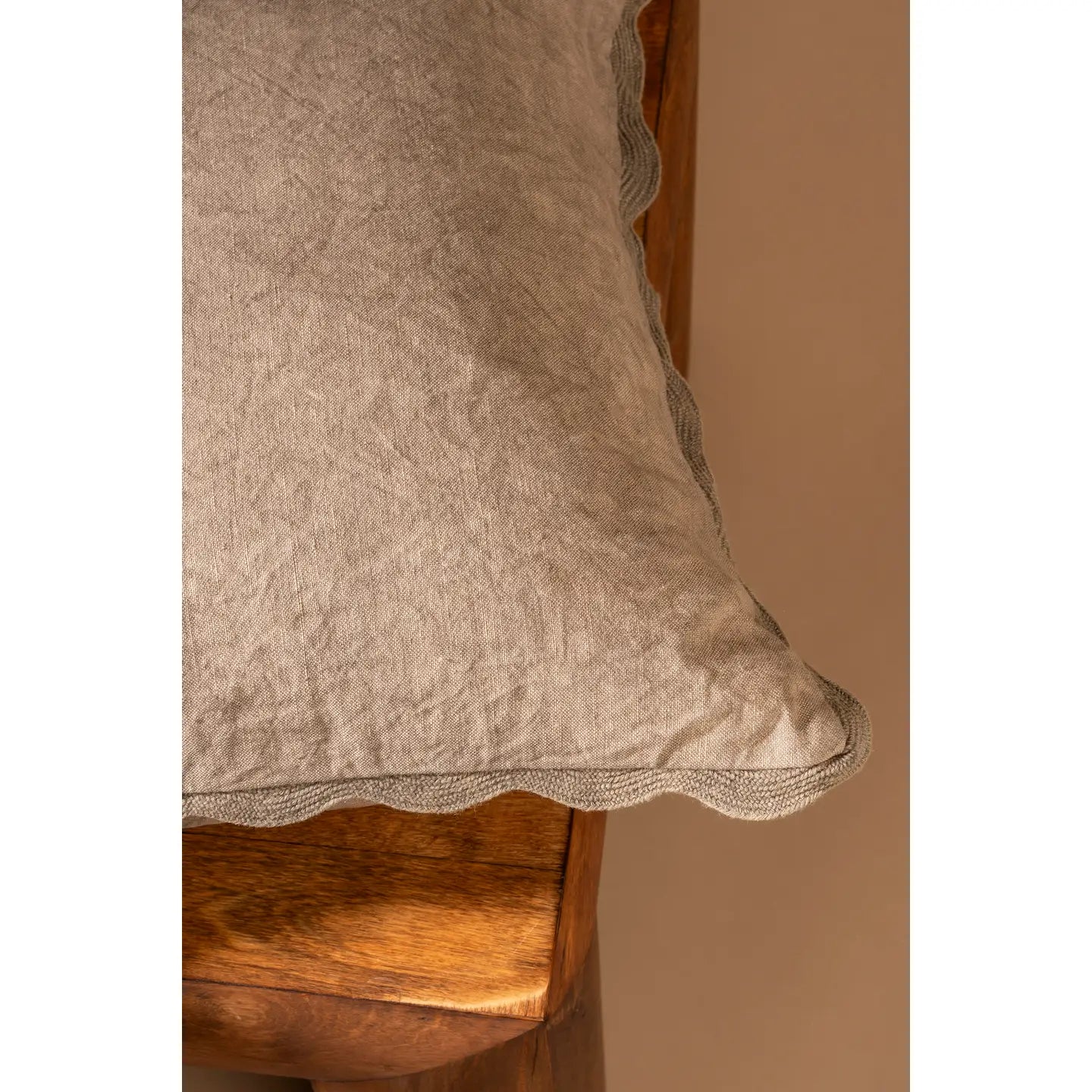 Scalloped Edge Pillow