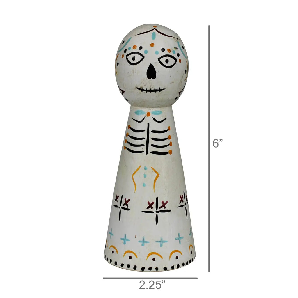 Dia De Los Muertos Female Figurine