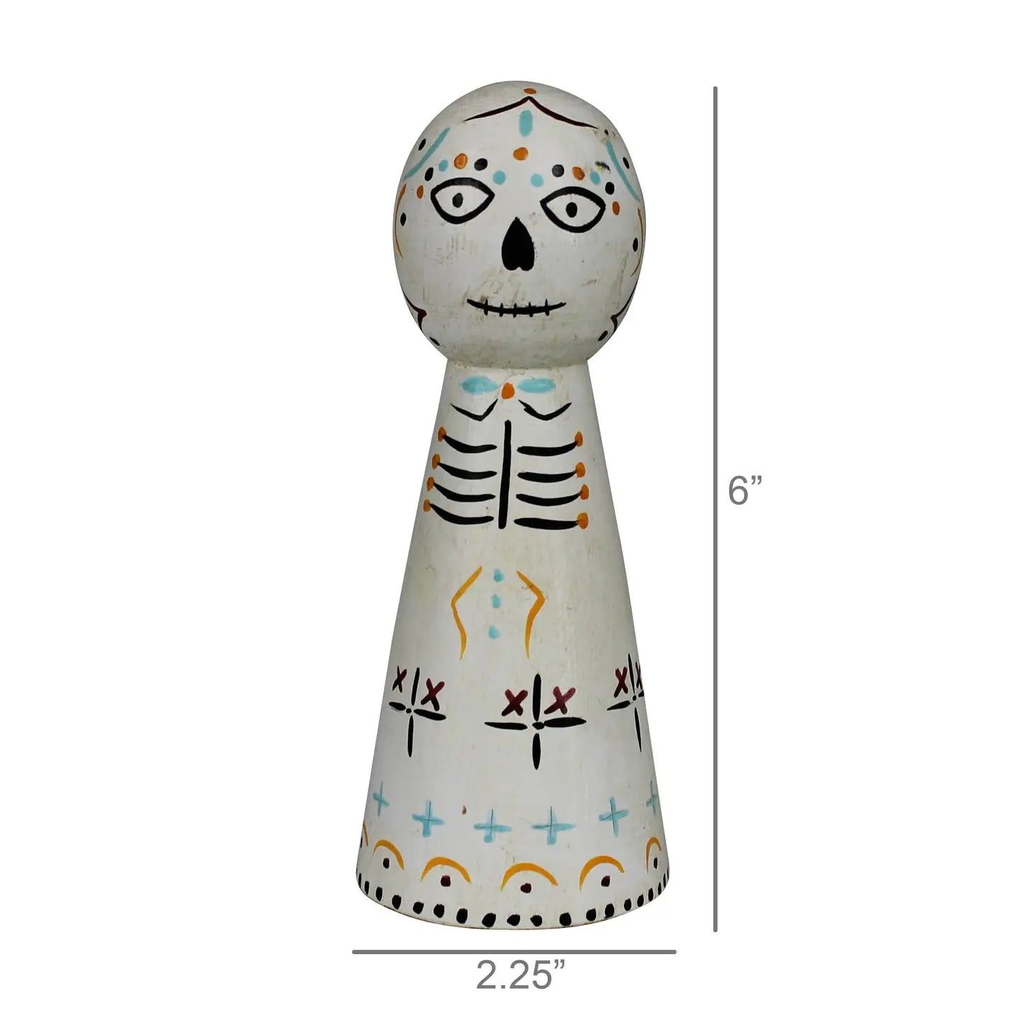 Dia De Los Muertos Female Figurine