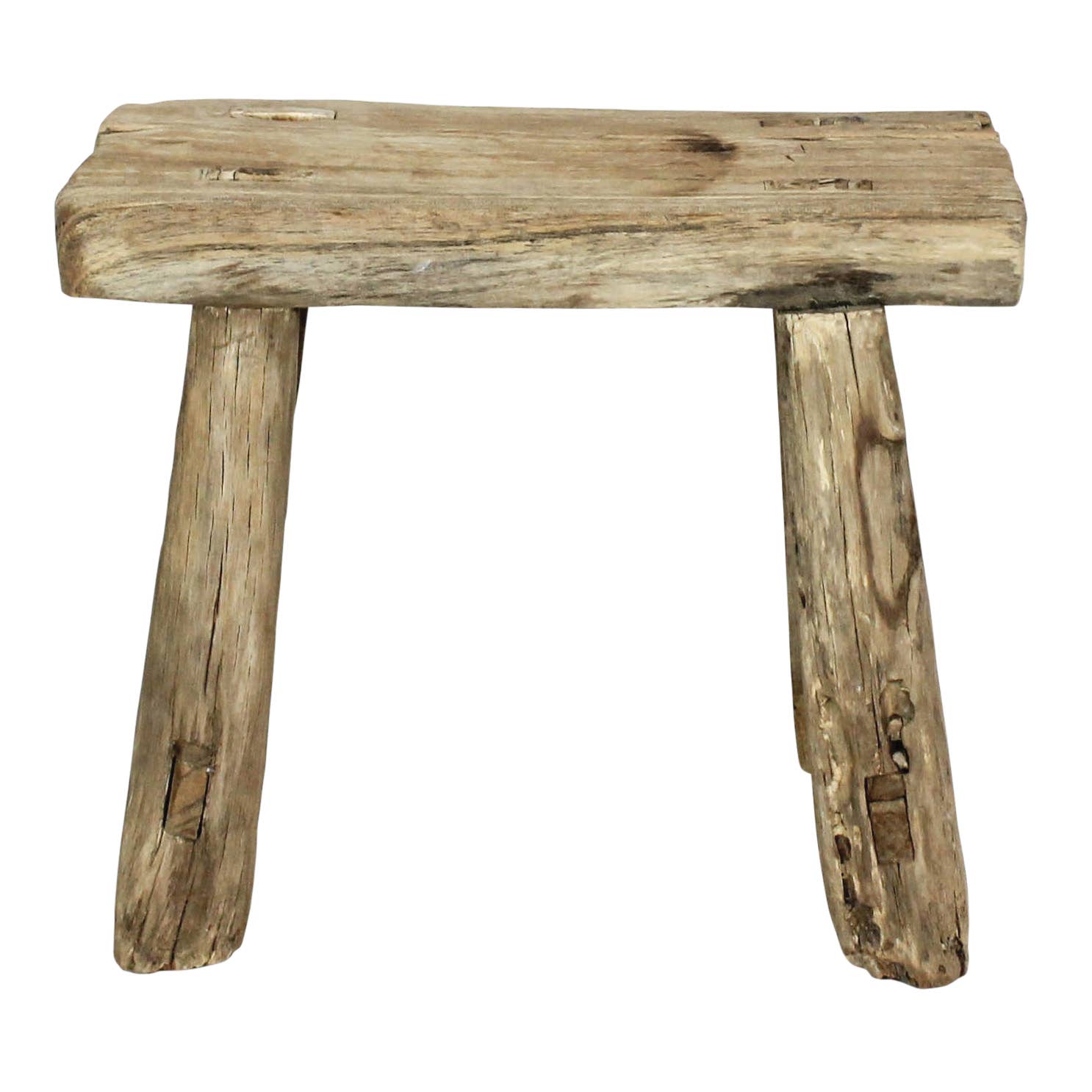Hokkaido Foot Stool, Elm Wood
