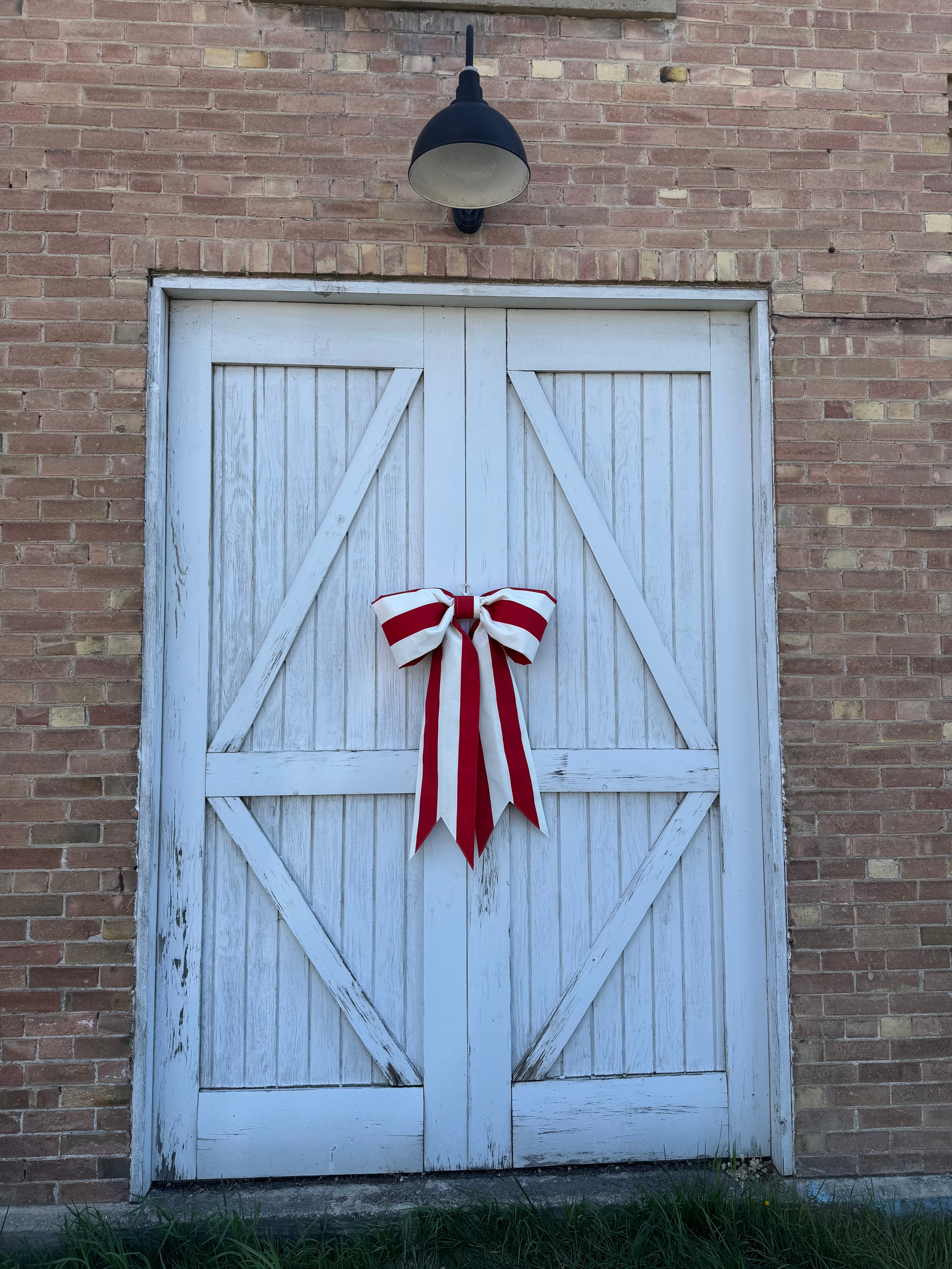 Red & White Large Stripe