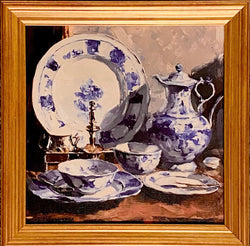 Blue & White