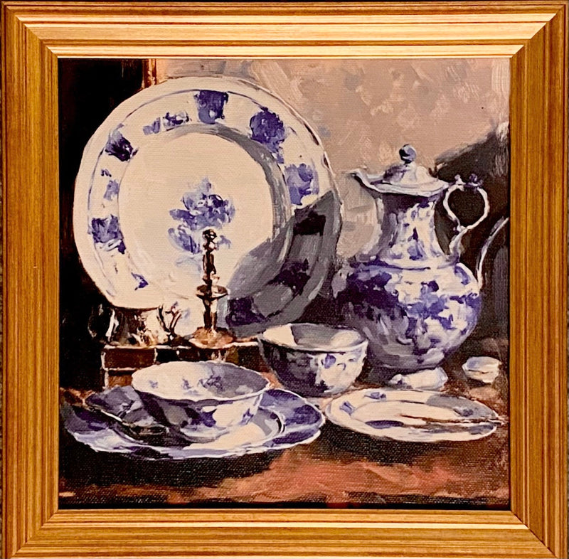 Blue & White