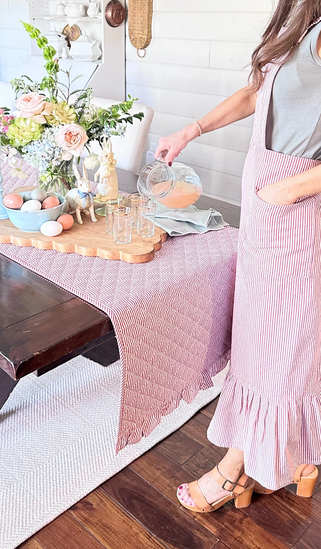Heritage Ticking Stripe Table Runner
