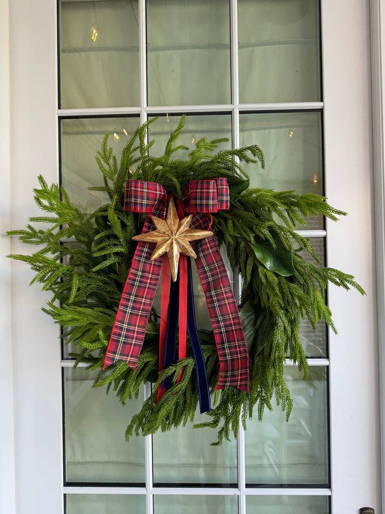 Christmas Tartan Wreath