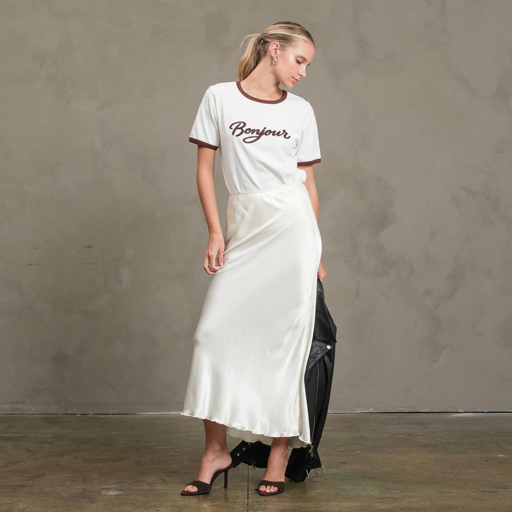 Bonjour Contrast Ringer Tee