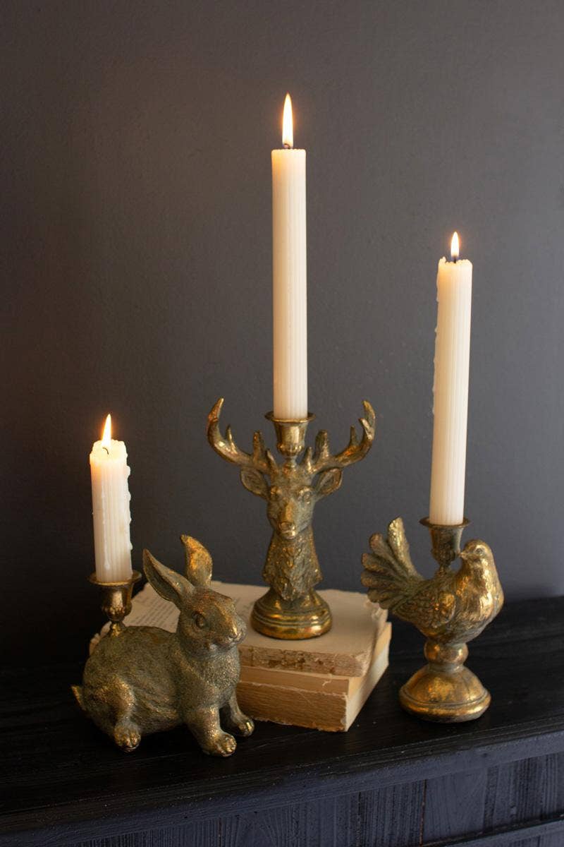 Deer Taper Candle Holder