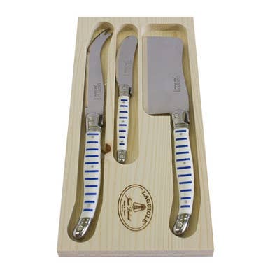 Jean Dubost 3 Piece Cheese Set Mariniere