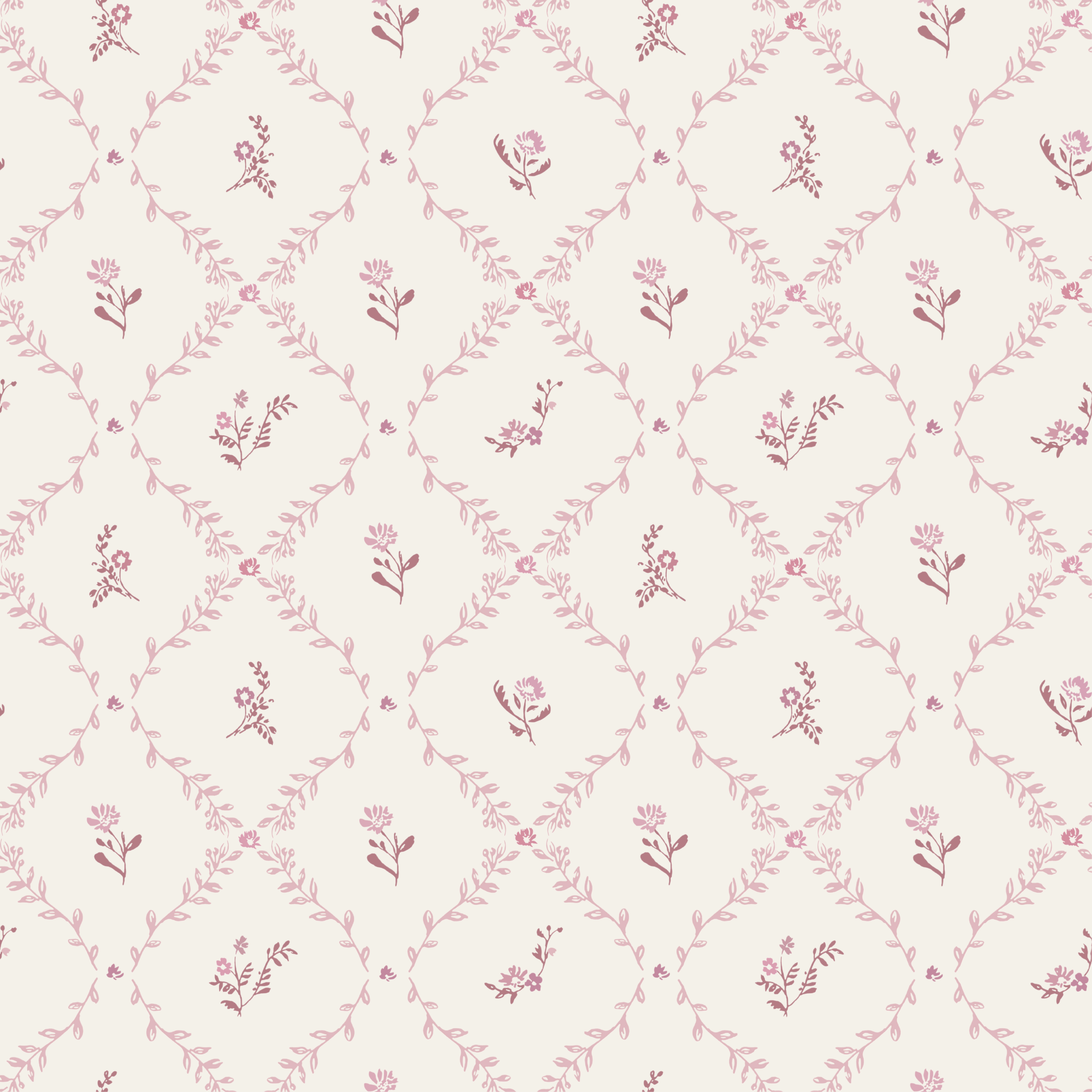 Mauve Lattice Muslin Blanket