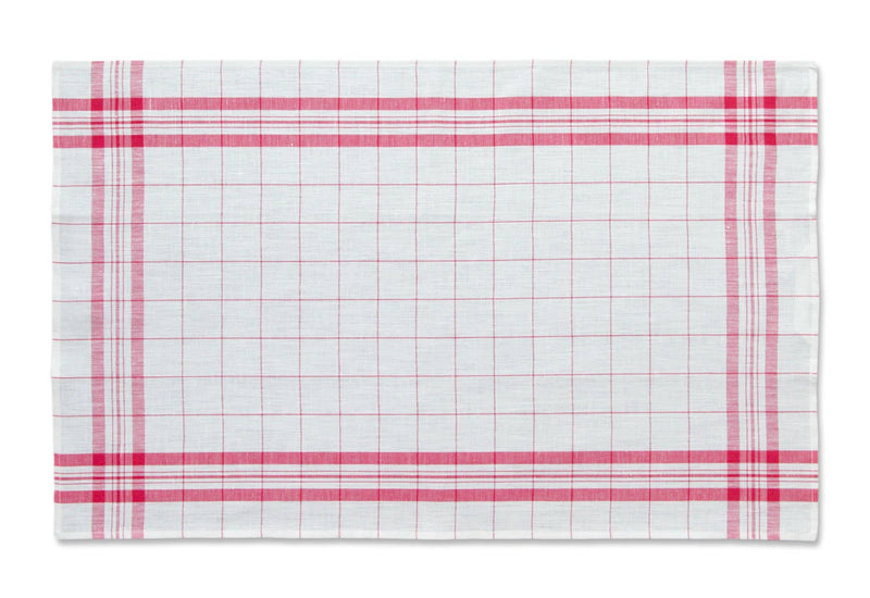 Linen Glass Towel Windowpane