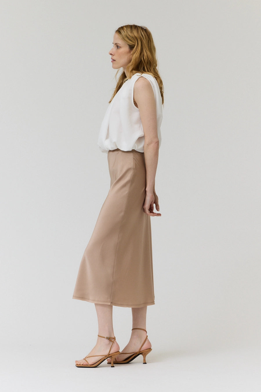 Satin Mermaid Fit Skirt